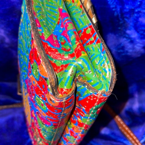 PATRICIA NASH colorful leather crossbody. EUC - Picture 13 of 17